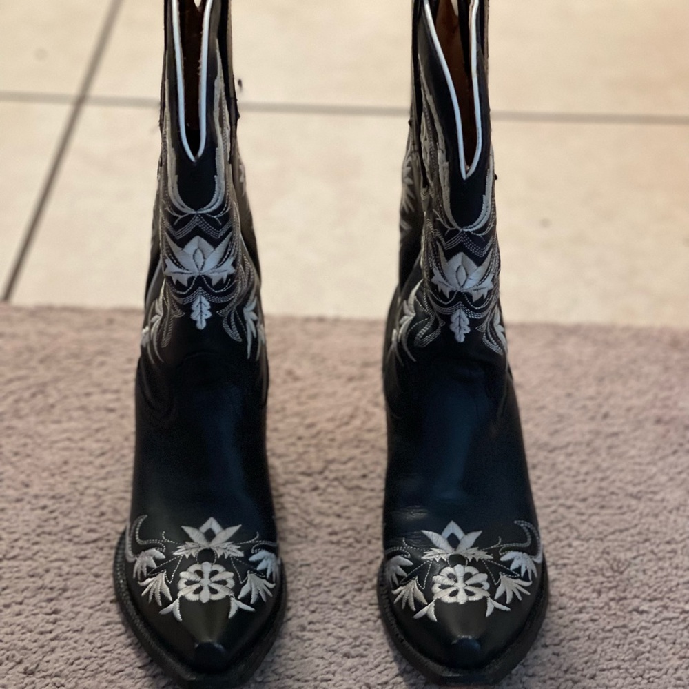 Corral cowgirl boots.